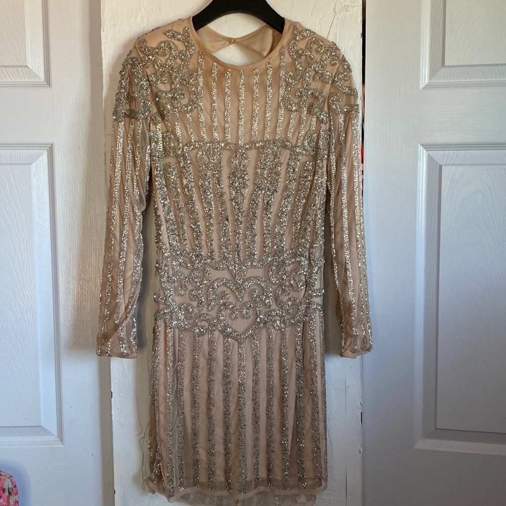 Peace & Love Jeweled Dress